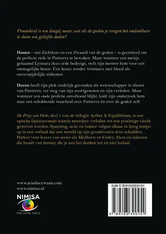 DE PRIJS VAN ORDE