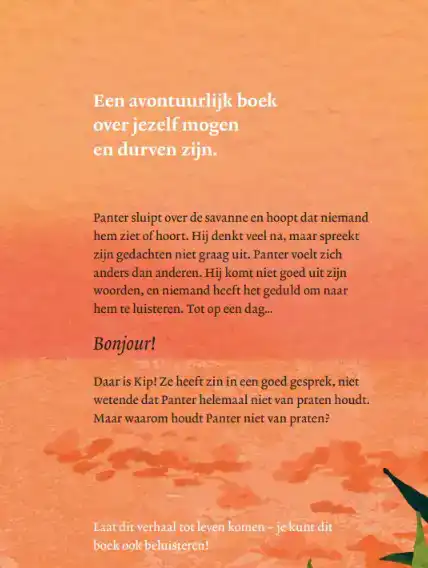 PANTER WIL NIET PRATEN