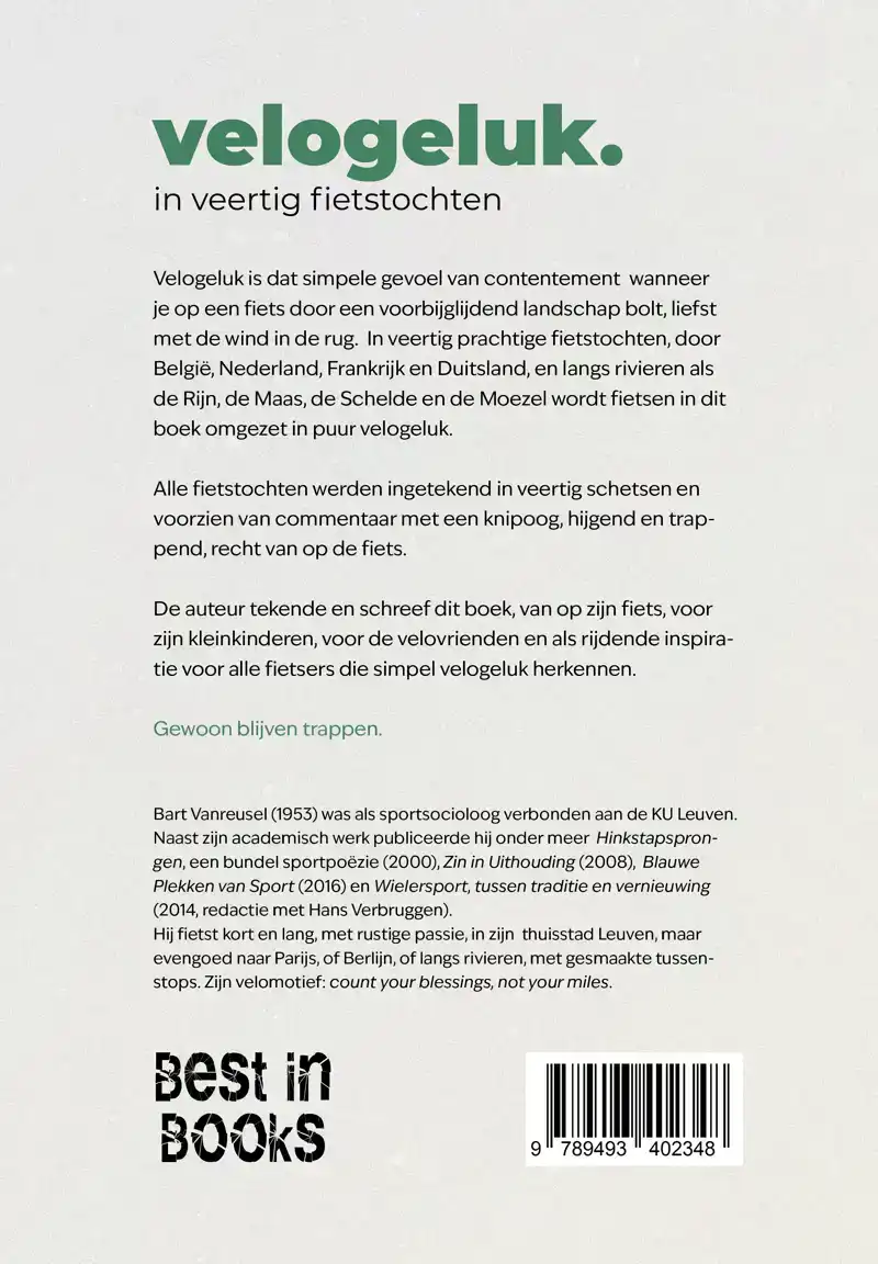 VELOGELUK IN VEERTIG FIETSTOCHTEN