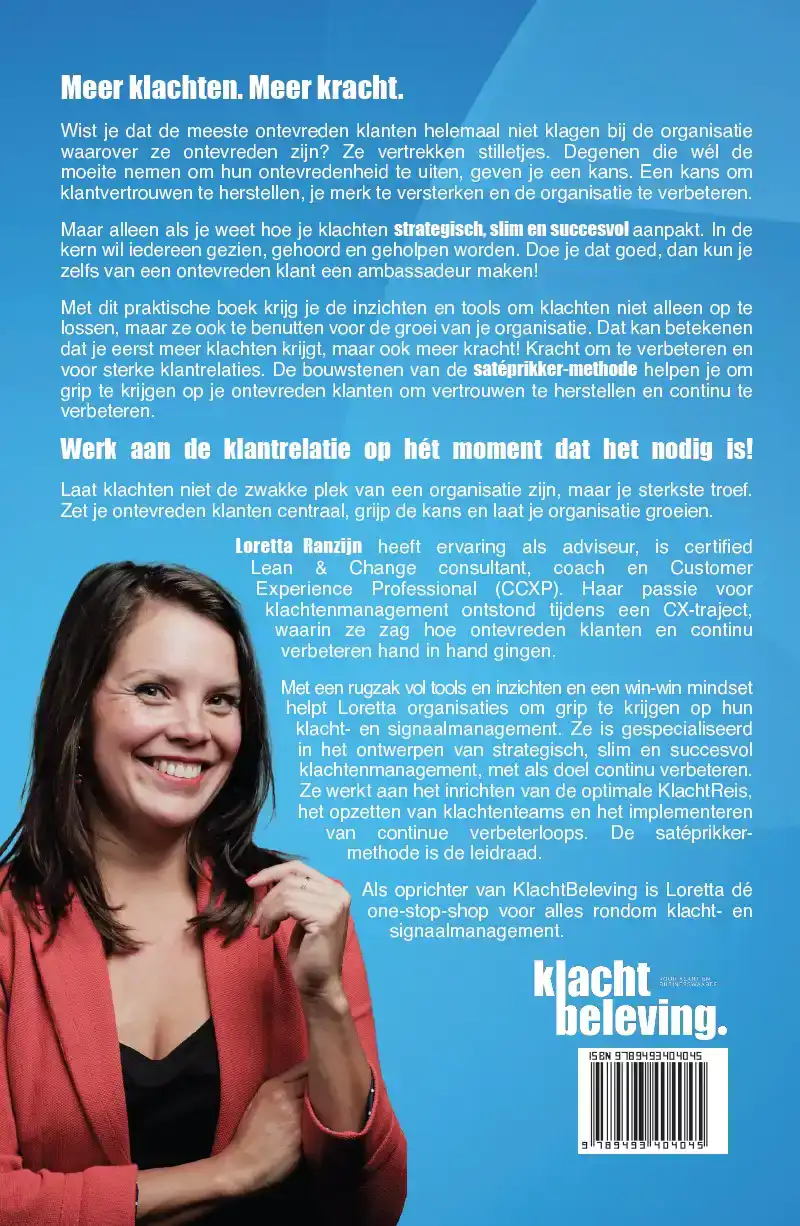 MEER KLACHTEN. MEER KRACHT.