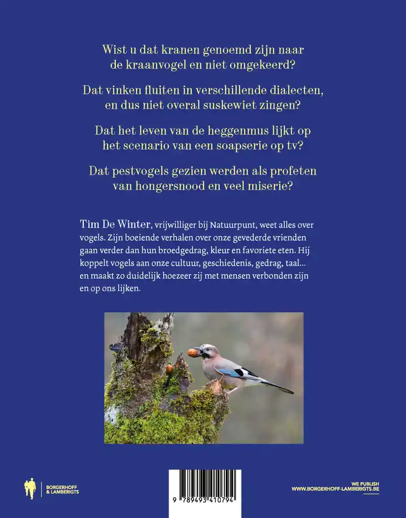 WANT VOGELS ZIJN PRECIES ALS MENSEN