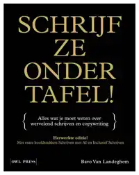 SCHRIJF ZE ONDER TAFEL!