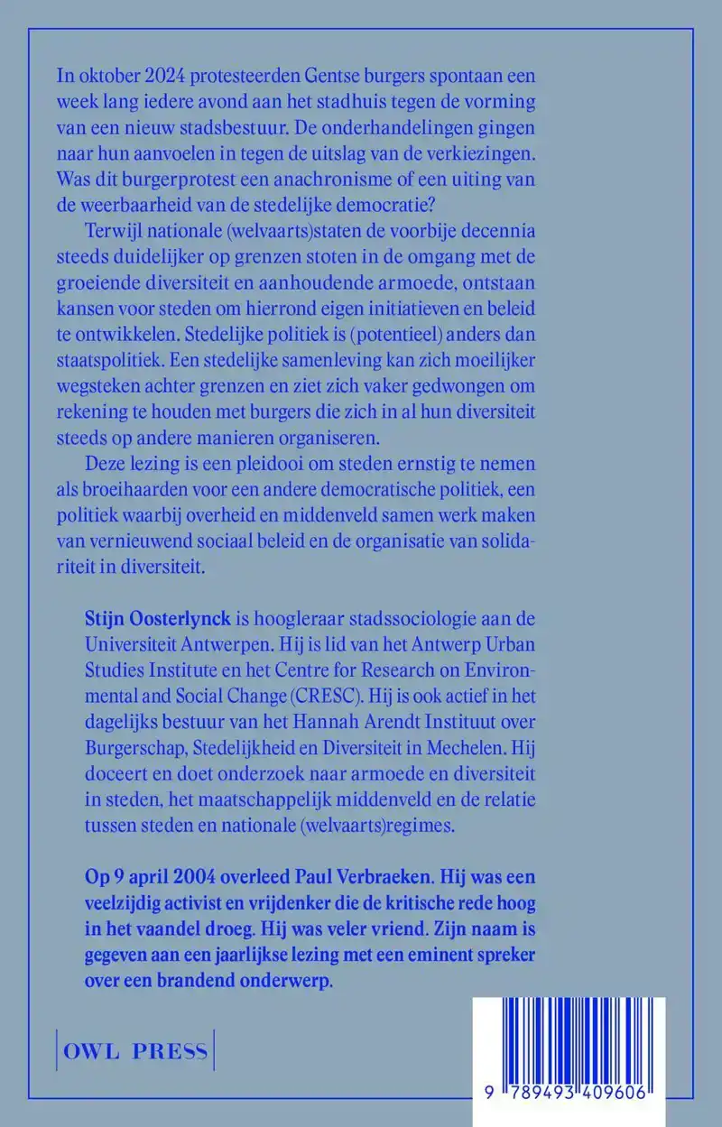 DE STEM VAN DE STAD