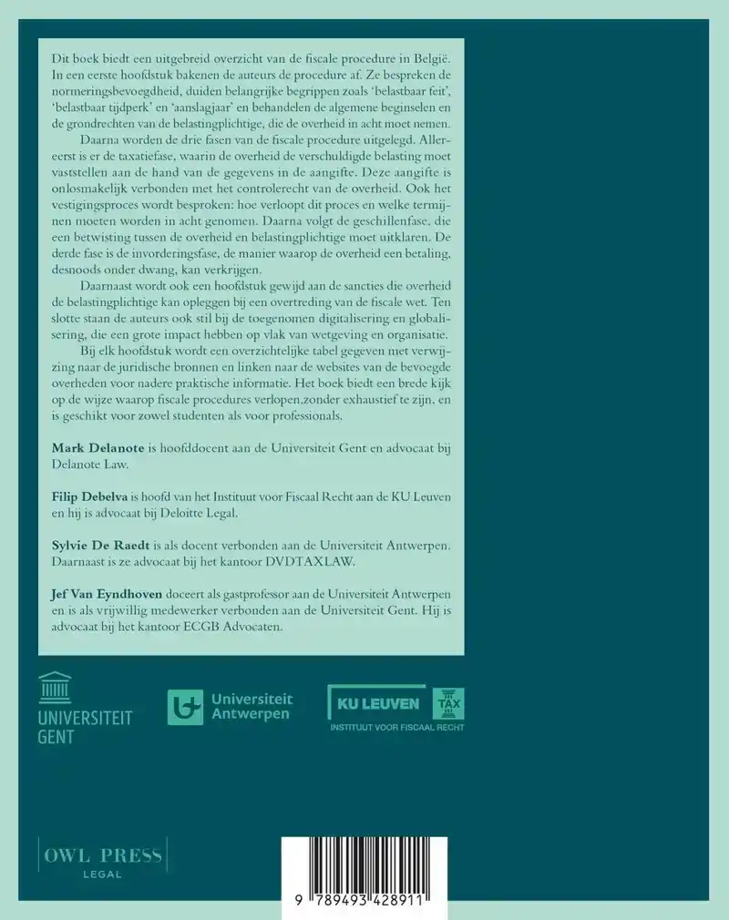 DE FISCALE PROCEDURE