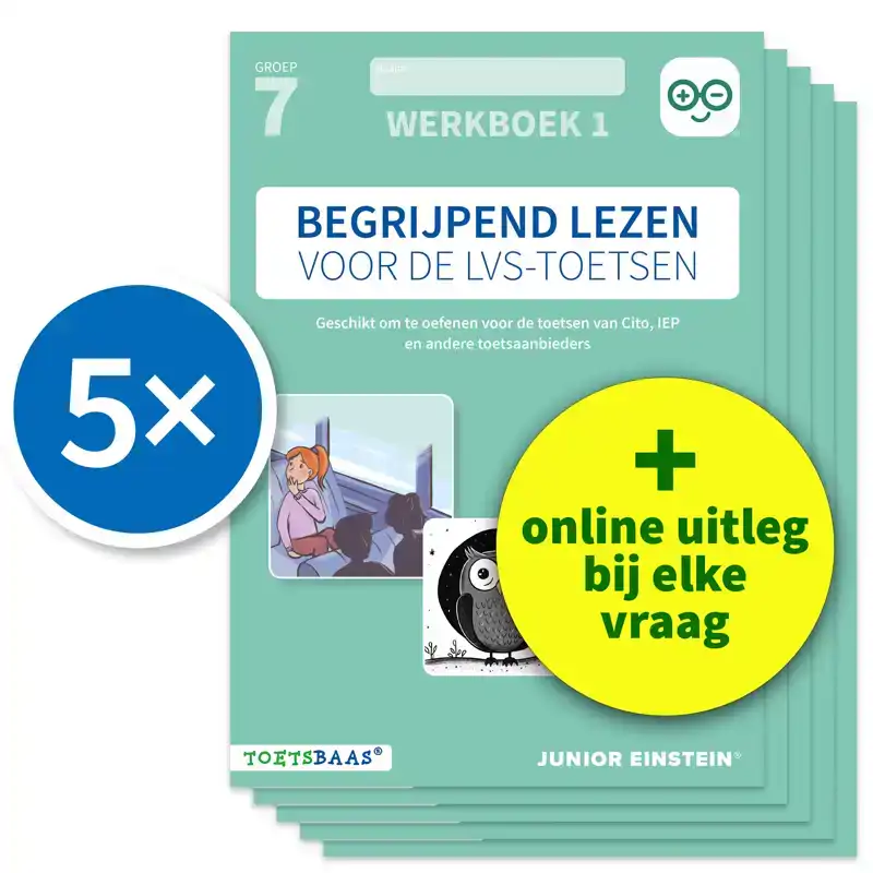 BEGRIJPEND LEZEN VOOR DE LVS-TOETSEN - GROEP 7 - WERKBOEK 1