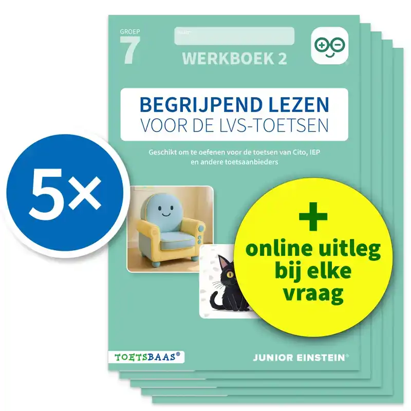 BEGRIJPEND LEZEN VOOR DE LVS-TOETSEN - GROEP 7 - WERKBOEK 2