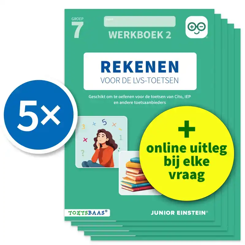 REKENEN VOOR DE LVS-TOETSEN (SET 5 EX)