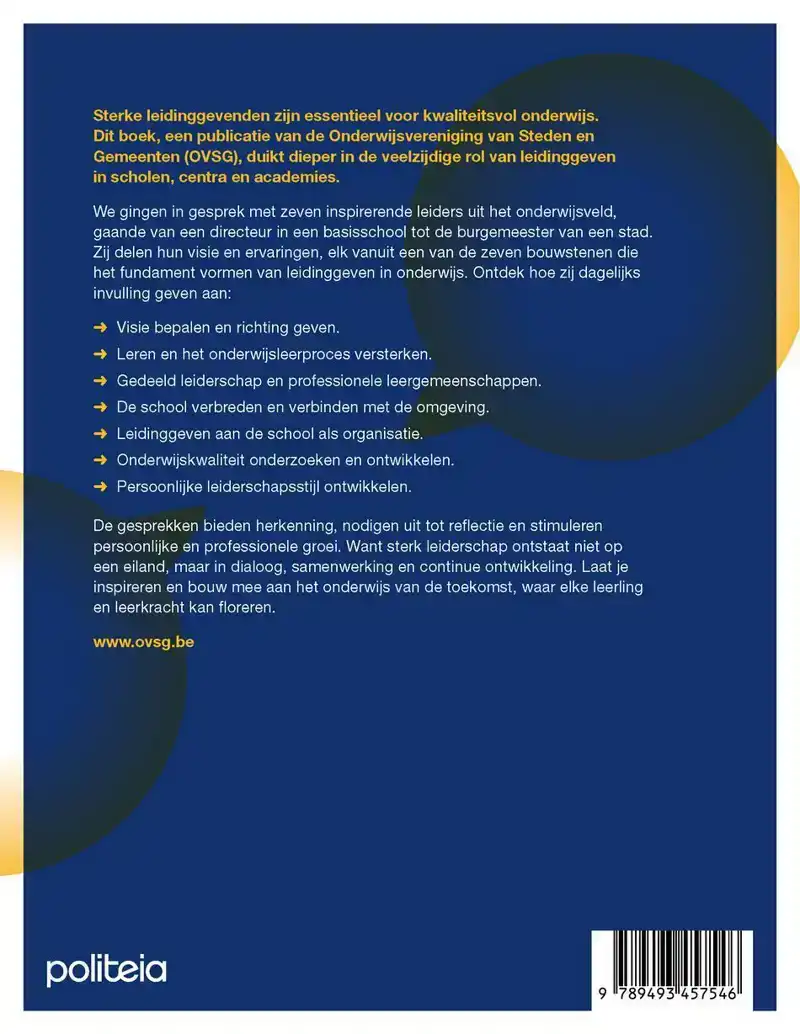 LEIDINGGEVEN IN ONDERWIJS