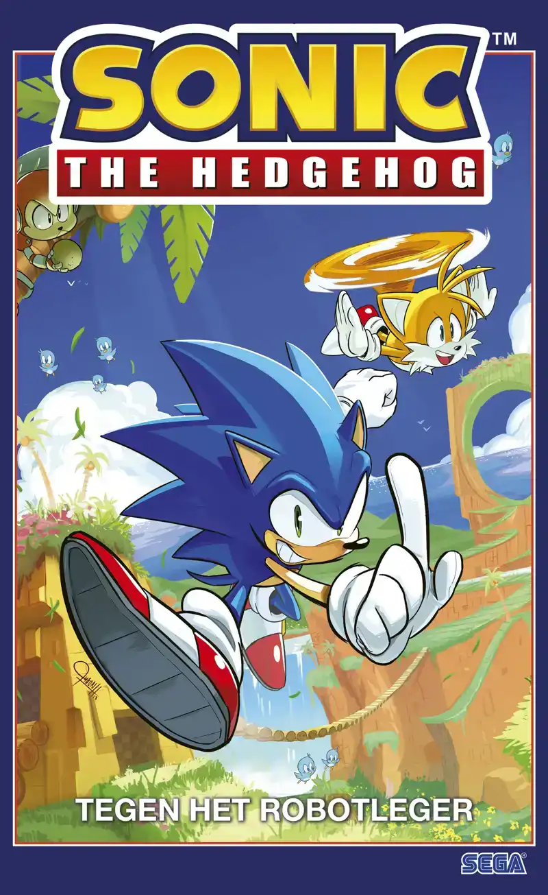 SONIC THE HEDGEHOG TEGEN HET ROBOTLEGER
