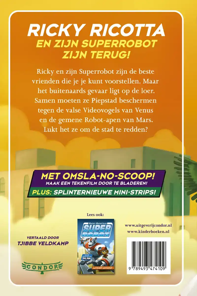 RICKY RICOTTA'S SUPERROBOT EN DE VIDEOVOGELS