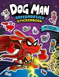 DOG MAN SUPERMAATJES STICKERBOEK