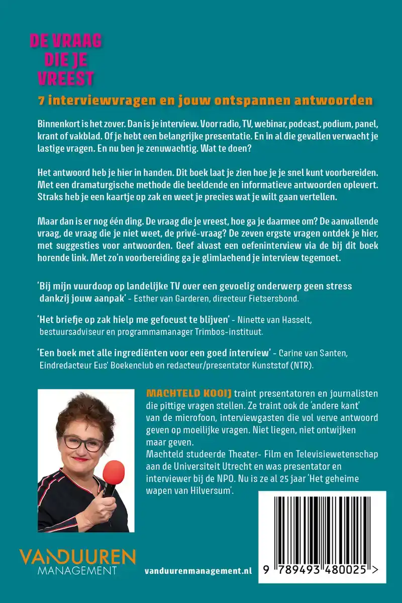 DE VRAAG DIE JE VREEST