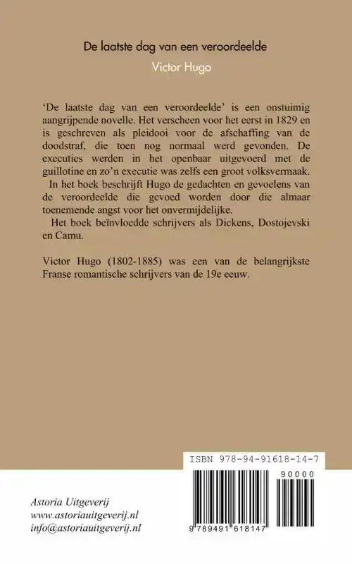 DE LAATSTE DAG VAN EEN VEROORDEELDE
