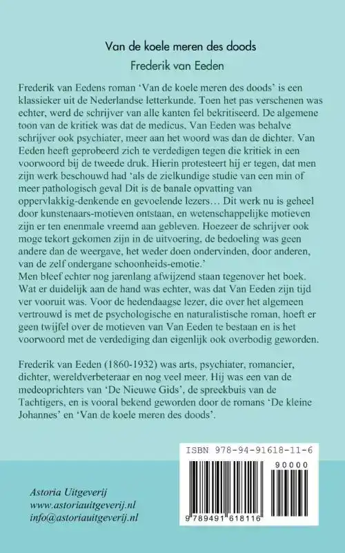 VAN DE KOELE MEREN DES DOODS