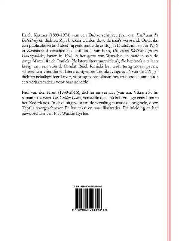 DOKTOR ERICH KASTNERS LYRISCHE HUISAPOTHEEK