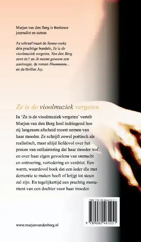 ZE IS DE VIOOLMUZIEK VERGETEN