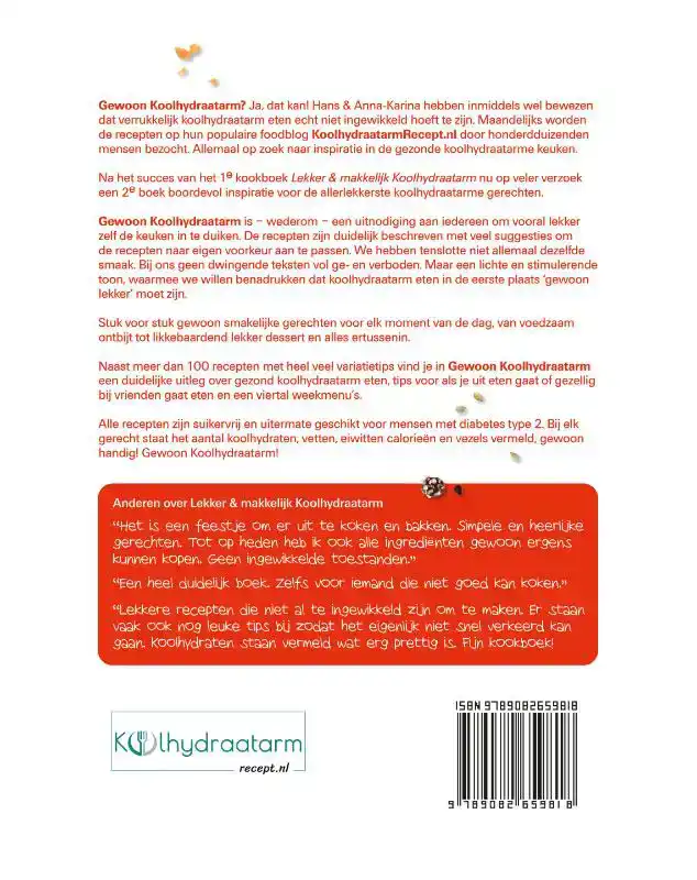 GEWOON KOOLHYDRAATARM