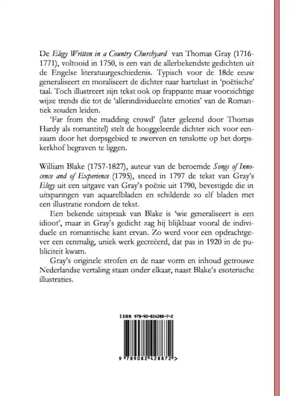 TREURZANG GESCHREVEN OP EEN DORPSKERKHOF