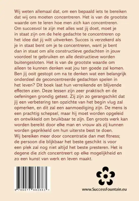 DE KRACHT VAN CONCENTRATIE