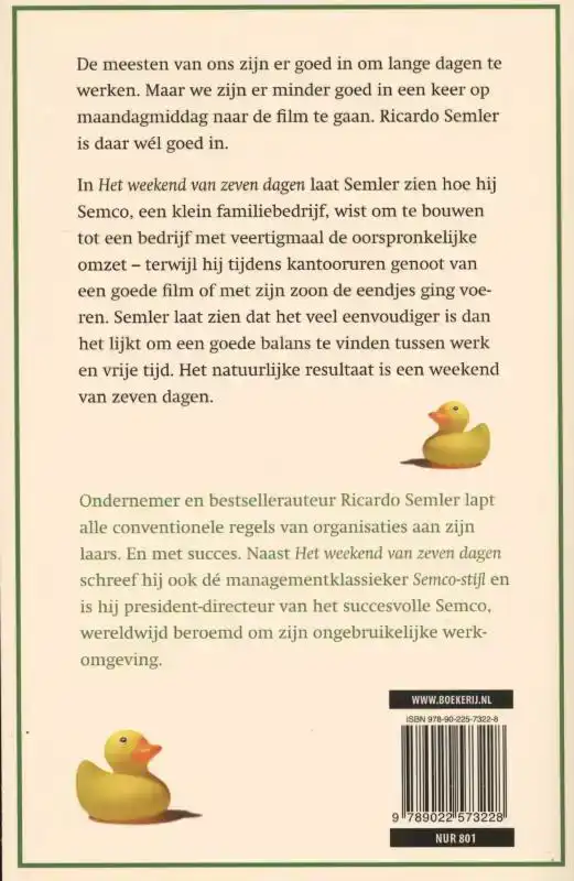 HET WEEKEND VAN ZEVEN DAGEN