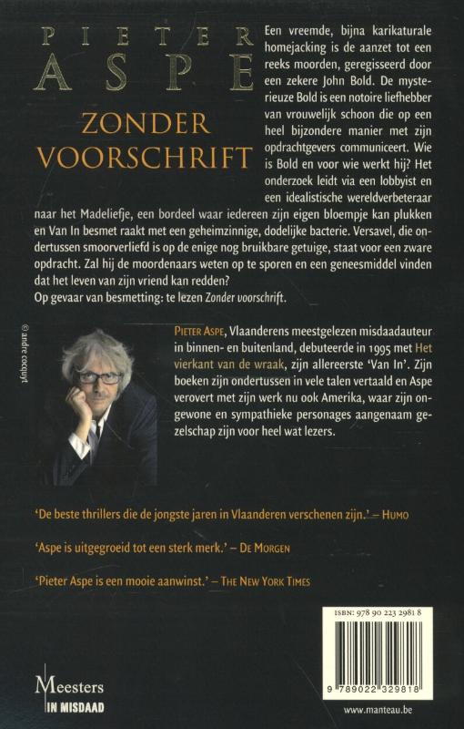 ZONDER VOORSCHRIFT