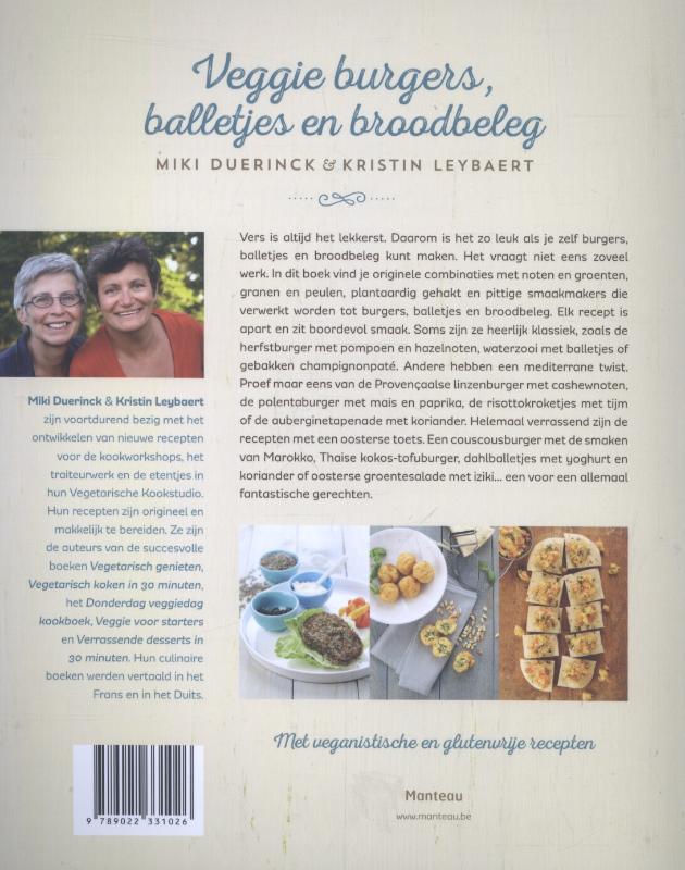 VEGGIE BURGERS, BALLETJES EN BROODBELEG