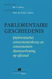 PARLEMENTAIRE GESCHIEDENIS (ELEKTRONISCHE) CONSUMENTENKOOP E