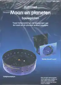 ASTROSET MAAN EN PLANETEN BOUWPLATEN