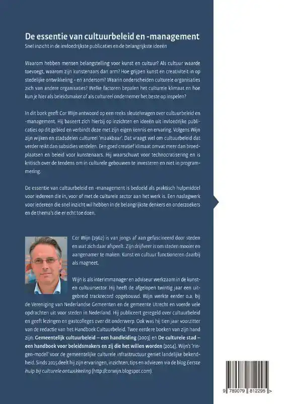 DE ESSENTIE VAN CULTUURBELEID EN -MANAGEMENT