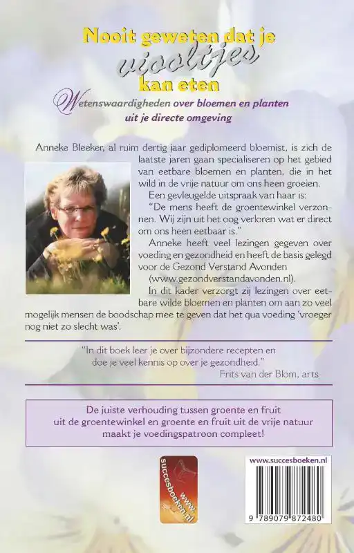 NOOIT GEWETEN DAT JE VIOOLTJES KAN ETEN
