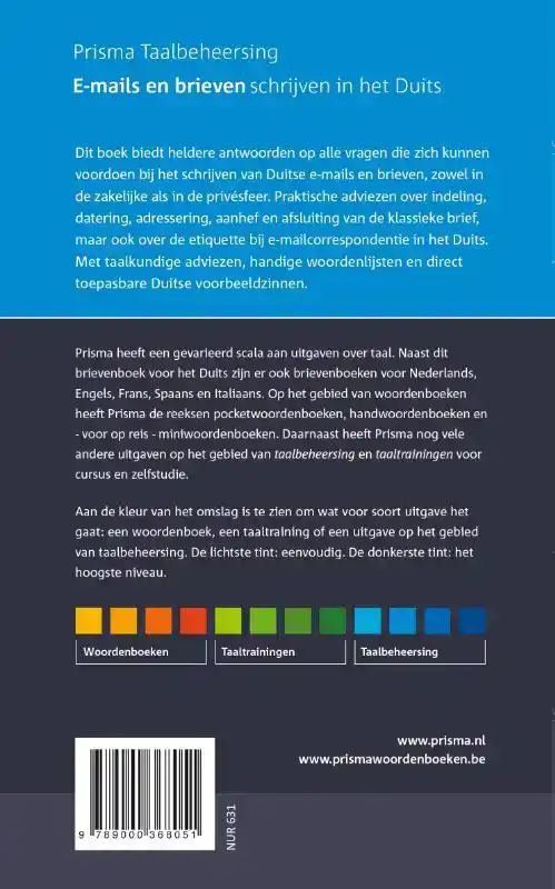E-MAILS EN BRIEVEN SCHRIJVEN IN HET DUITS