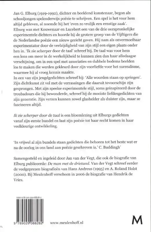 IK ZIE SCHERPER DOOR DE TAAL