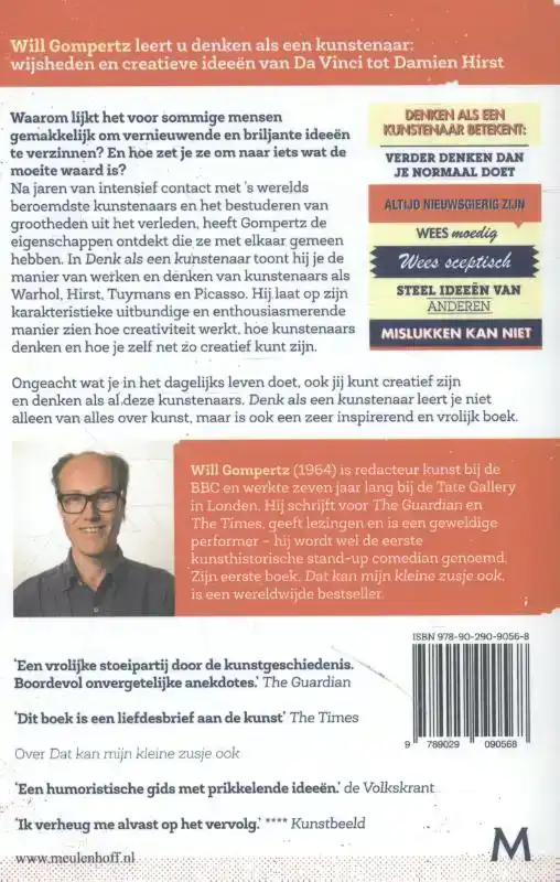 DENK ALS EEN KUNSTENAAR