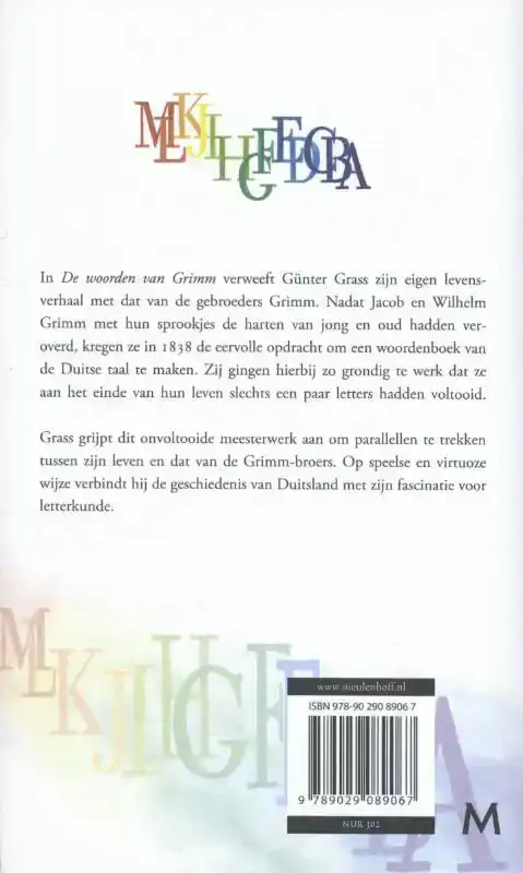 DE WOORDEN VAN GRIMM