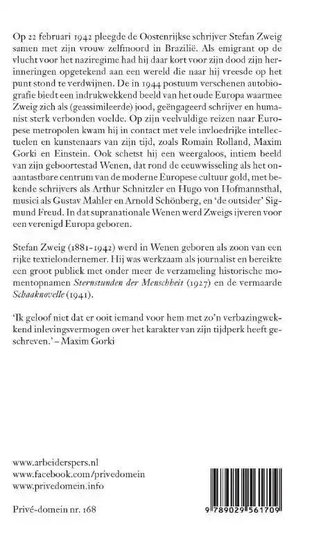 WERELD VAN GISTEREN