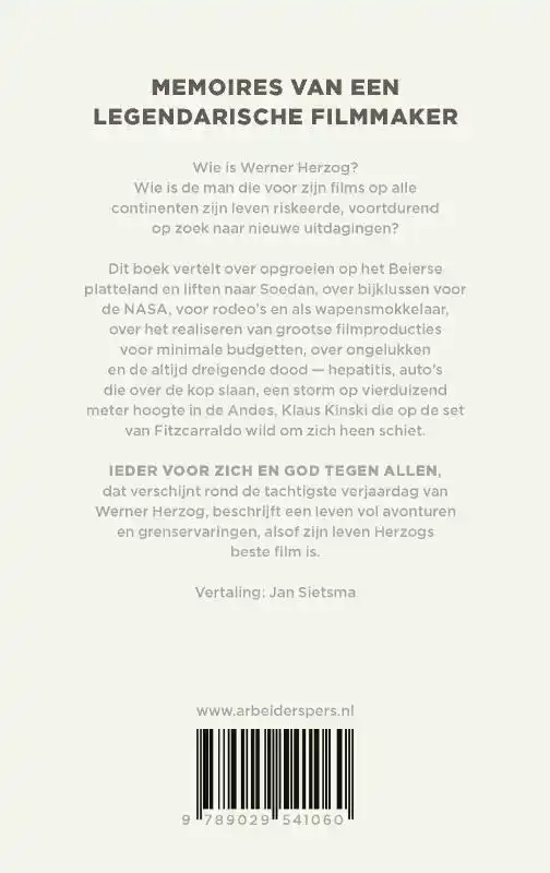 IEDER VOOR ZICH EN GOD TEGEN ALLEN