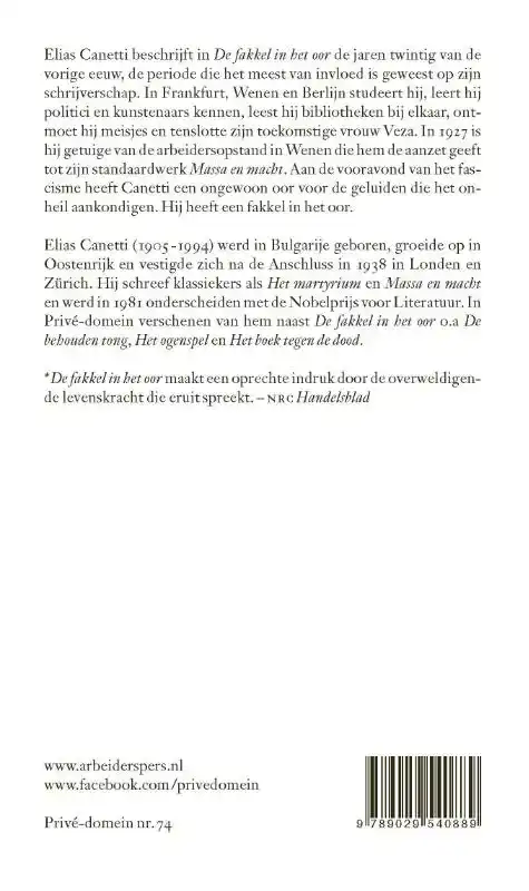 DE FAKKEL IN HET OOR