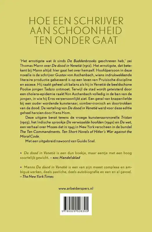 DE DOOD IN VENETIE EN ANDERE VERHALEN