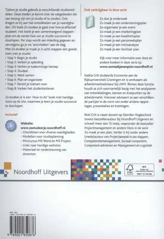 ZO STUDEER JE