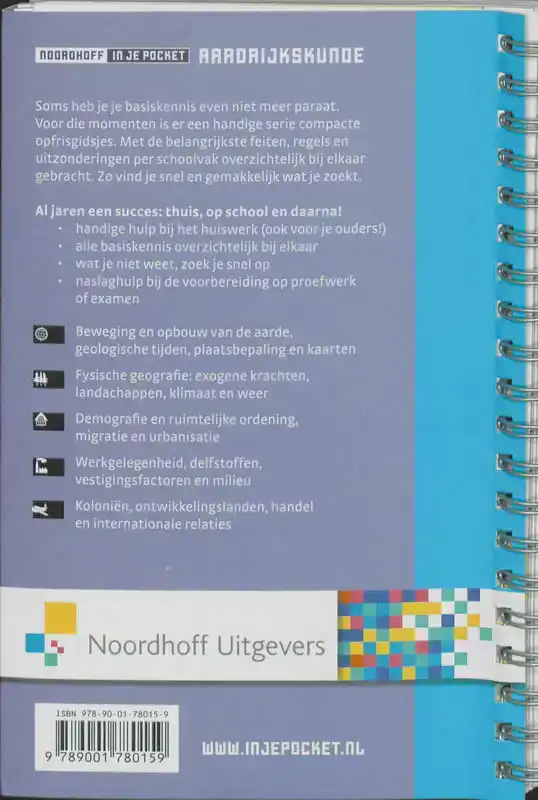 NOORDHOFF AARDRIJKSKUNDE IN JE POCKET