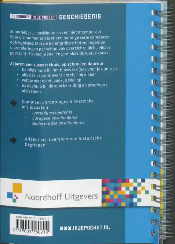 NOORDHOFF GESCHIEDENIS IN JE POCKET