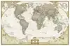WORLD POLITICAL ANTIQUE LARGE FLAT LAMINATED ENG 1/22,44M