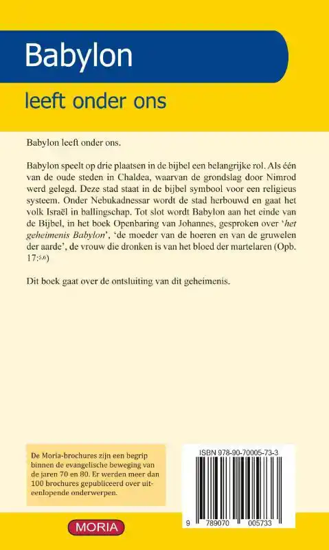 BABYLON LEEFT ONDER ONS