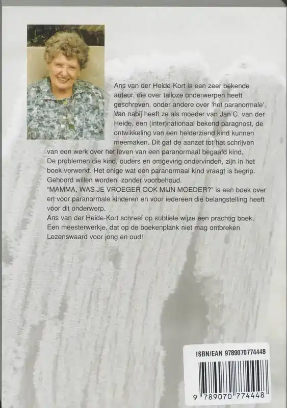MAMMA, WAS JE VROEGER OOK MIJN MOEDER?