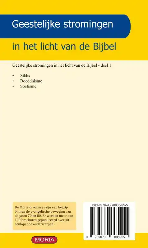 GEESTELIJKE STROMINGEN - SIKHS, BOEDDHISME, SOEFISME