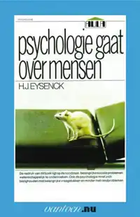 PSYCHOLOGIE GAAT OVER MENSEN