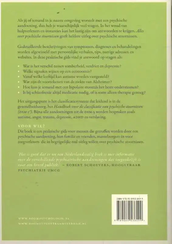 ALLES OVER PSYCHISCHE STOORNISSEN