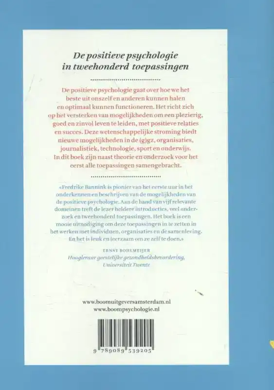 POSITIEVE PSYCHOLOGIE
