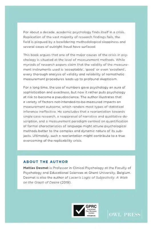 THE PURSUIT OF OBJECTIVITY IN PSYCHOLOGY