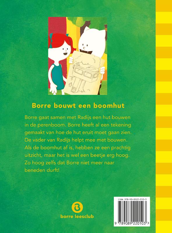 BORRE BOUWT EEN BOOMHUT